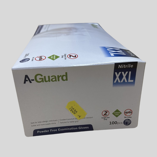 XXLarge A-Guard Nitrile Gloves PK 100
