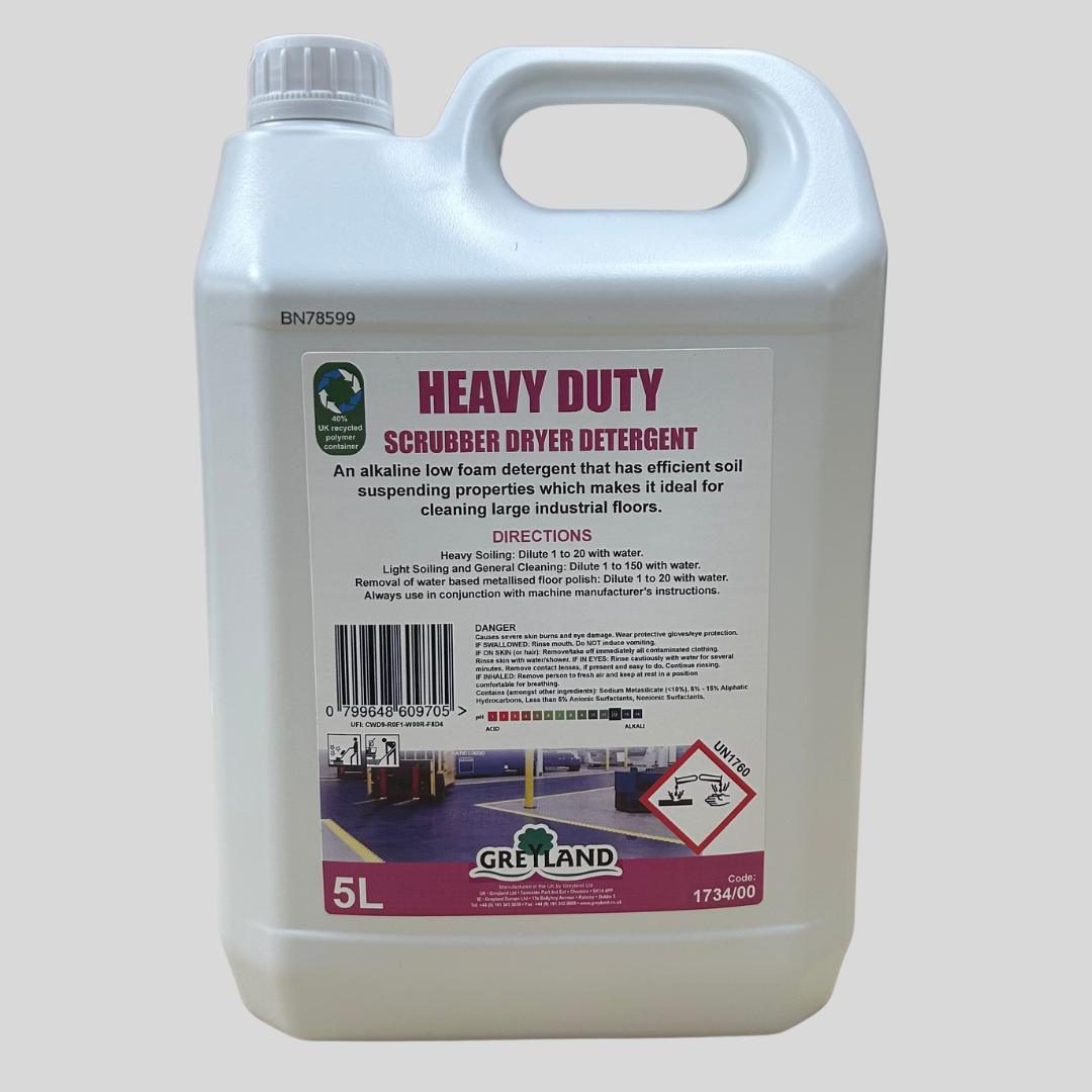 Heavy Duty Scrubber Dryer Detergent 5ltr