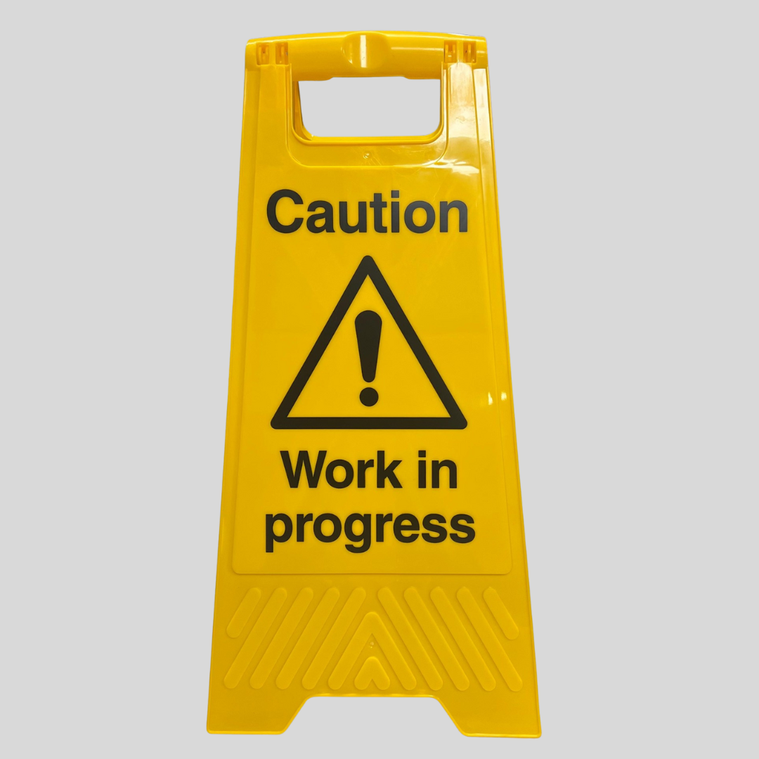 Caution Work In Progress A Frame Sign