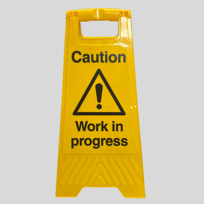 Caution Work In Progress A Frame Sign