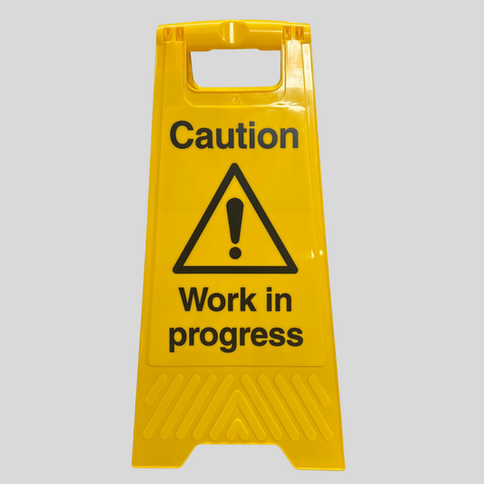 Caution Work In Progress A Frame Sign