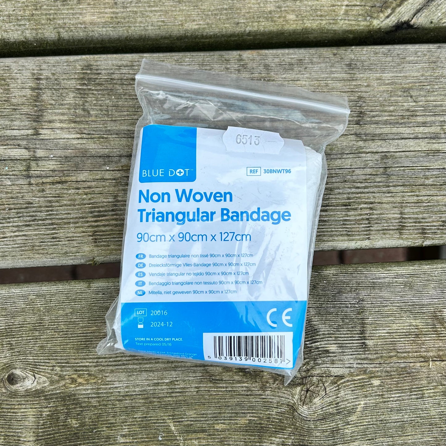 Triangular Bandage Non Woven 90x90x127cm