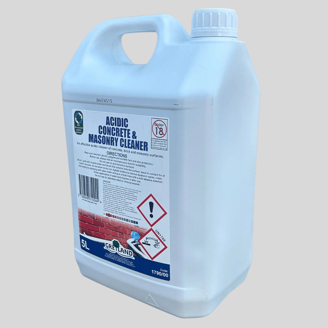 Acidic Concrete & Masonry Cleaner 5ltr - Cleaning Products UK