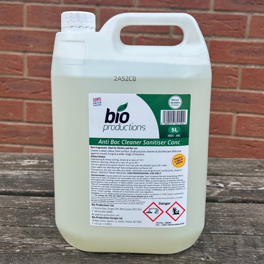 Anti Bac Sanitiser 5ltr - Cleaning Products UK