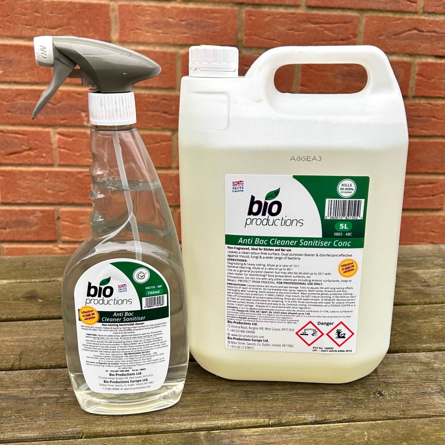 Anti Bac Sanitiser 5ltr - Cleaning Products UK