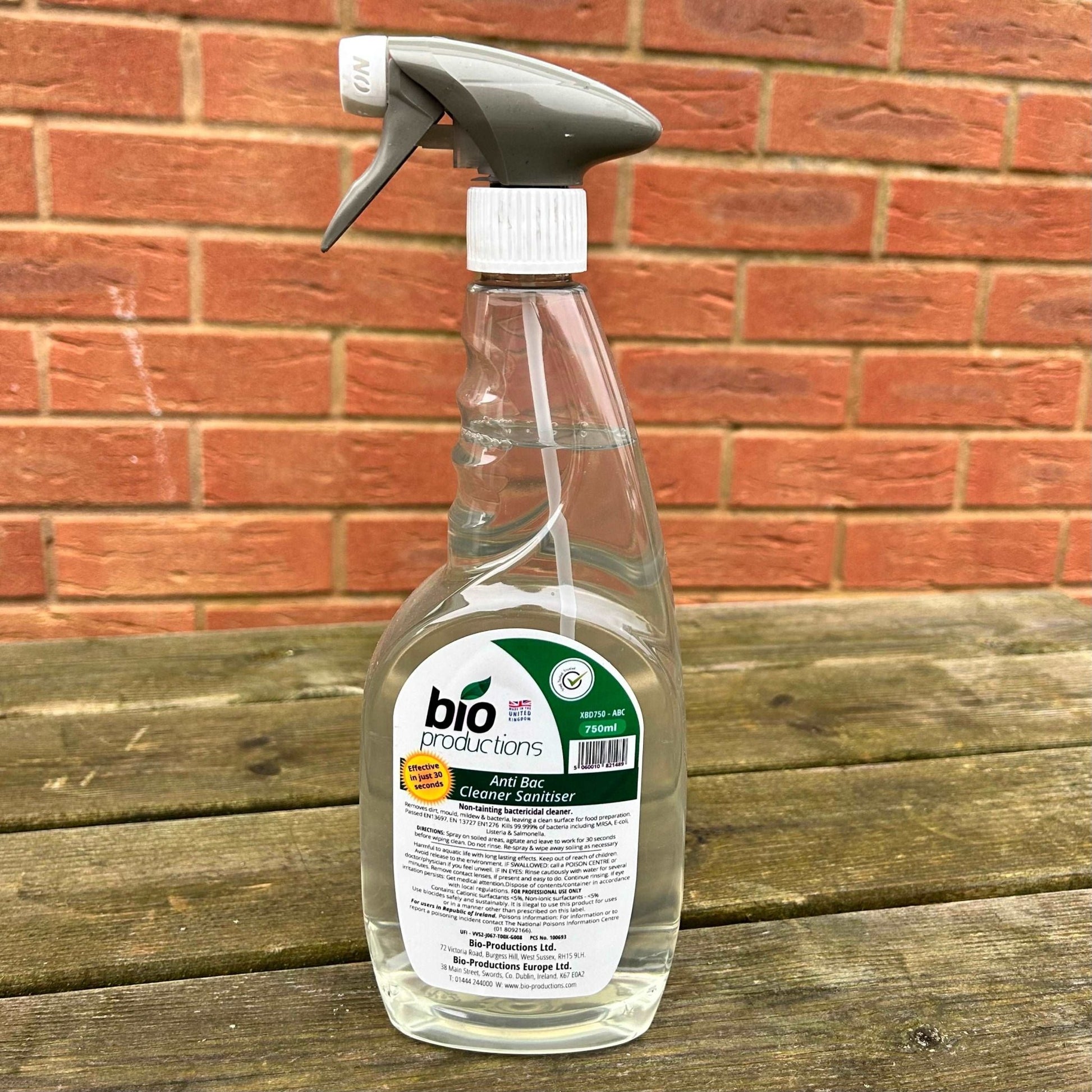 Anti Bac Sanitiser 750ml - Cleaning Products UK