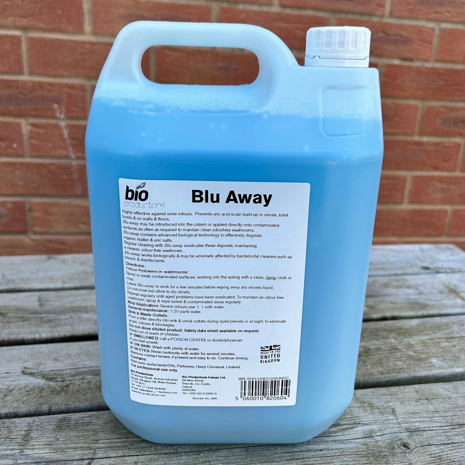 Blu Away 5Ltr - Cleaning Products UK