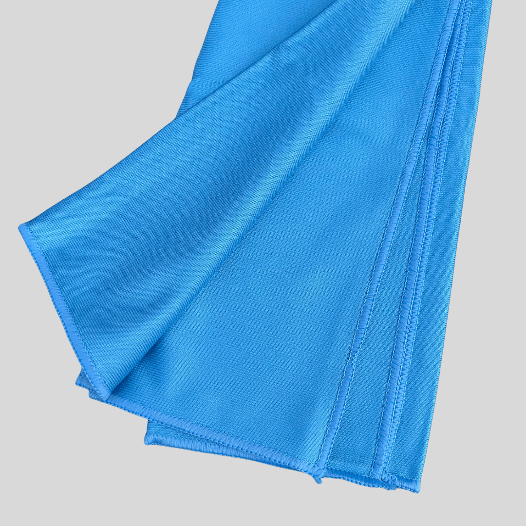 Blue Glass Cleaning Cloth 60x80cm – Lint Free - Streak Free - Cleaning Products UK