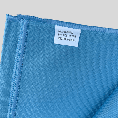 Blue Glass Cleaning Cloth 60x80cm – Lint Free - Streak Free - Cleaning Products UK