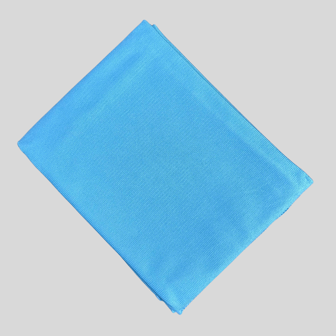 Blue Glass Cleaning Cloth 60x80cm – Lint Free - Streak Free - Cleaning Products UK