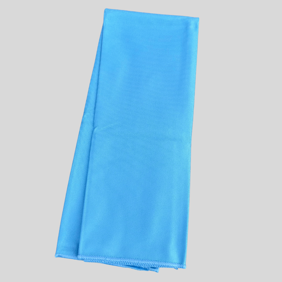 Blue Glass Cleaning Cloth 60x80cm – Lint Free - Streak Free - Cleaning Products UK