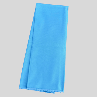 Blue Glass Cleaning Cloth 60x80cm – Lint Free - Streak Free - Cleaning Products UK