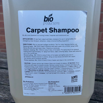 Carpet Shampoo 5ltr - Cleaning Products UK