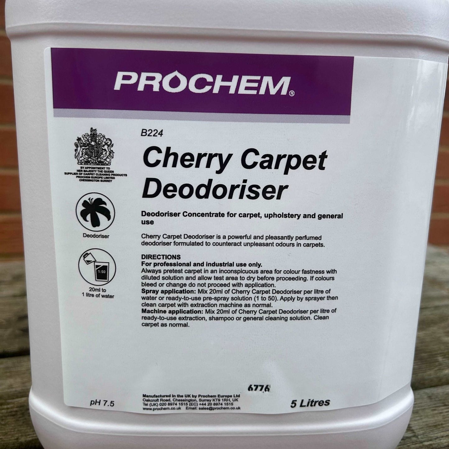 Cherry Deodoriser 5ltr - Cleaning Products UK