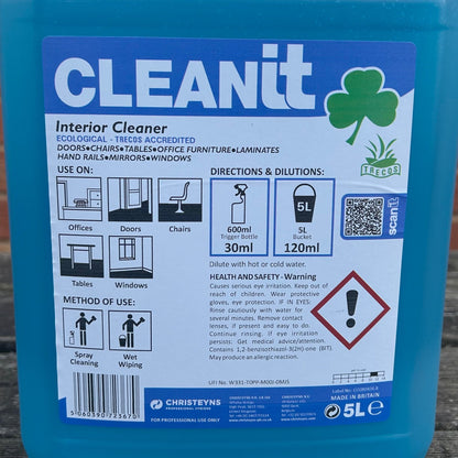 CleanIT Interior Cleaner 5ltr - Cleaning Products UK