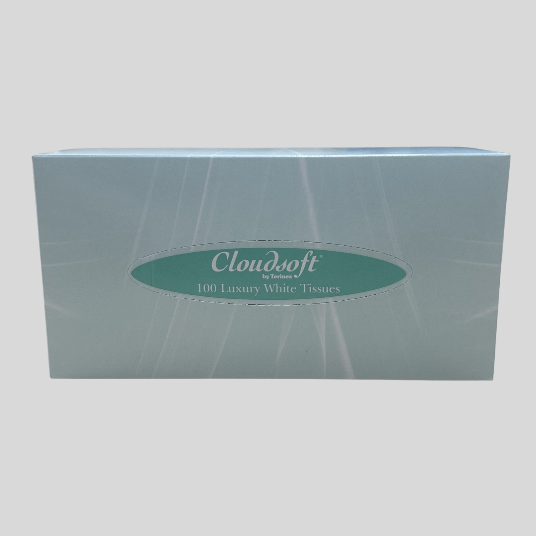 Cloudsoft Luxury Facial Tissues – 100 Sheets 2ply - Cleaning Products UK