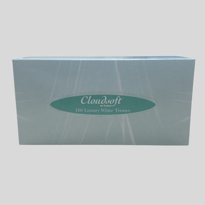 Cloudsoft Luxury Facial Tissues – 100 Sheets 2ply - Cleaning Products UK