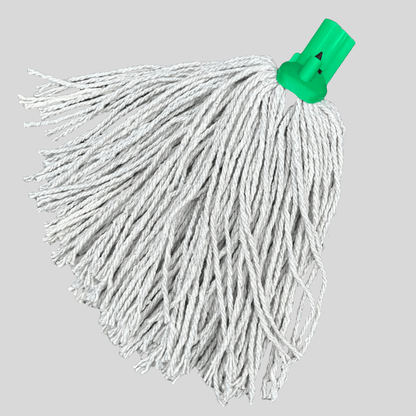 Cotton Mop Heads 14PY – Colour Coded (Green, Red, Yellow, Blue) - Cleaning Products UK