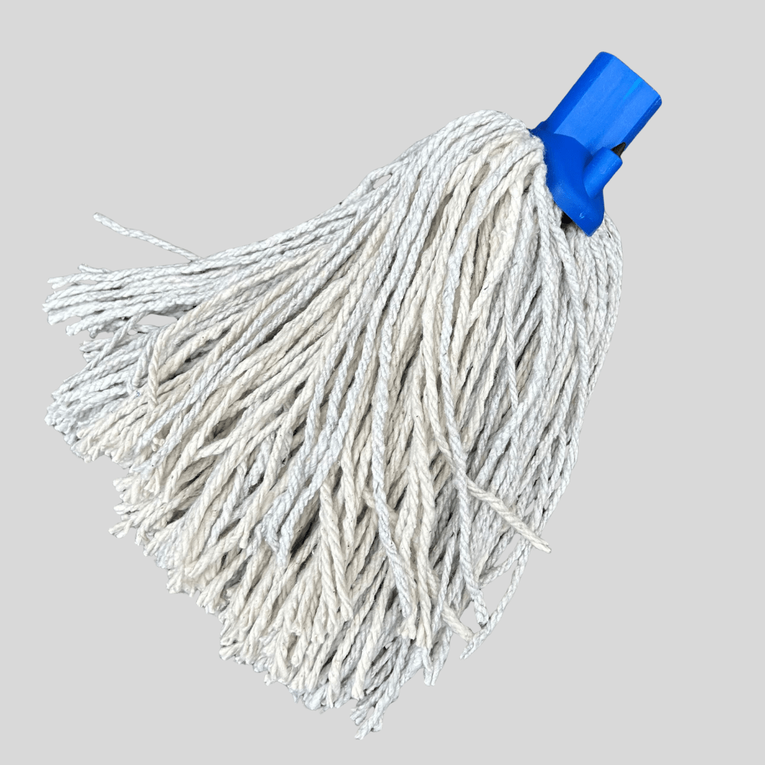 Cotton Mop Heads 14PY – Colour Coded (Green, Red, Yellow, Blue) - Cleaning Products UK