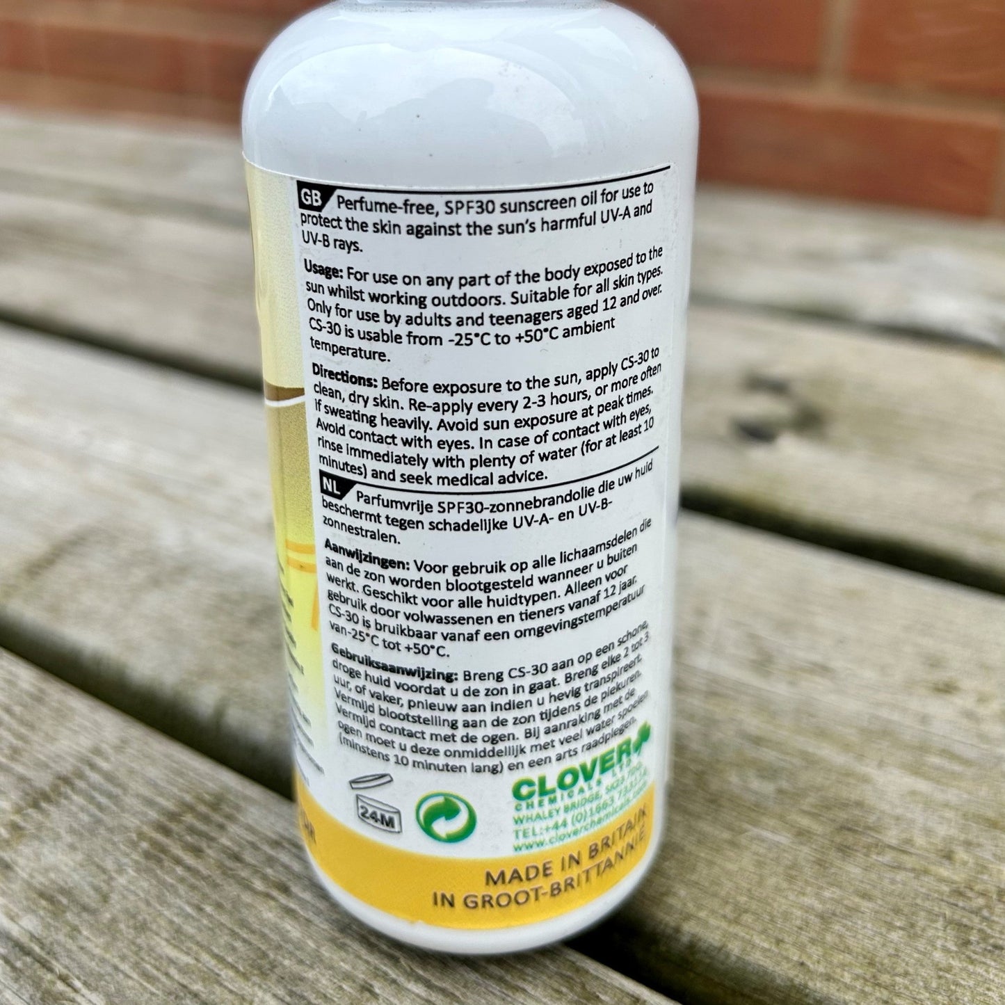 CS30 Sunscreen 200ml - Cleaning Products UK