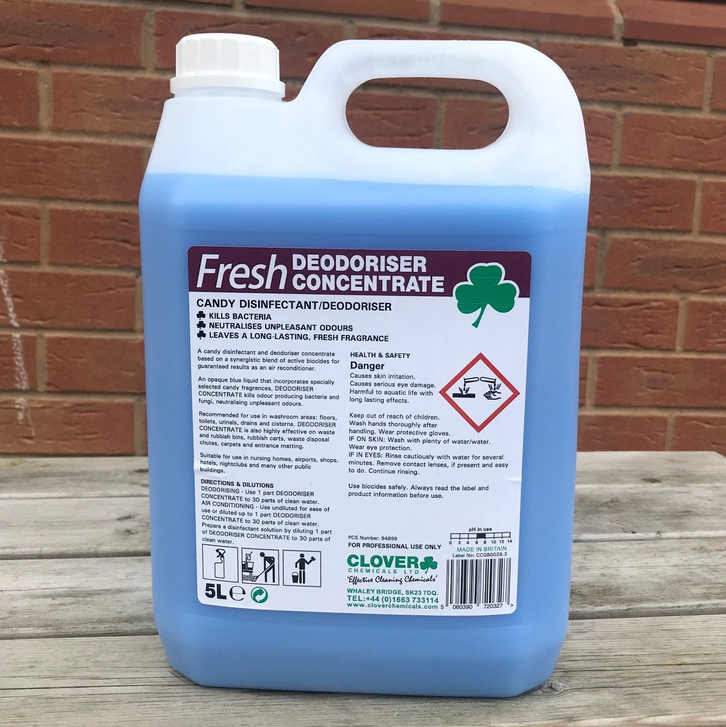 Deodoriser Concentrate 5ltr - Cleaning Products UK