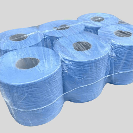 Diamond Blue Centrefeed Rolls – 2 Ply – Pack of 6 - Cleaning Products UK