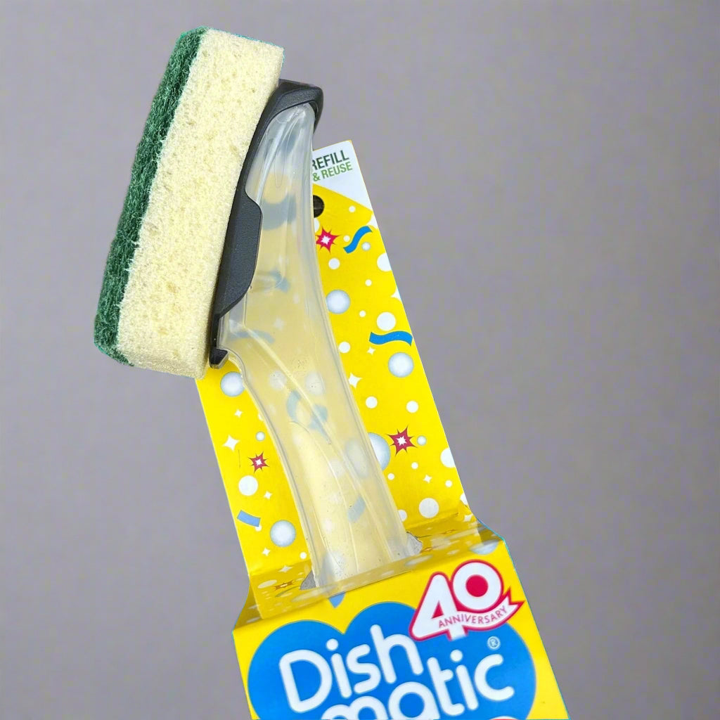 A close up photo of the dishmatic washing up sponge