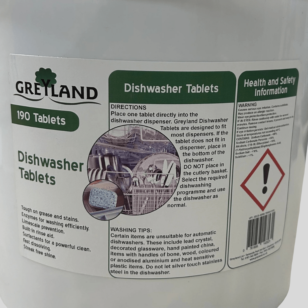 Dishwasher Tablets – Box of 190 Tablets - Cleaning Products UK