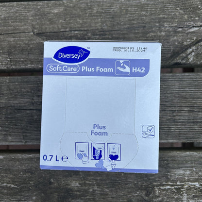 Diversey Soft Care Plus Foam Soap H42 - Case of 6 (0.7L Each) - 100985879 - Cleaning Products UK