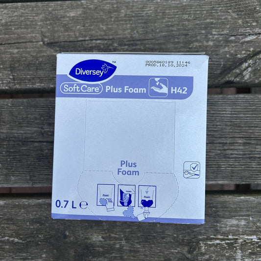 Diversey Soft Care Plus Foam Soap H42 - Case of 6 (0.7L Each) - 100985879 - Cleaning Products UK