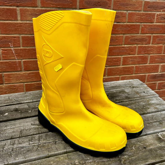 Dunlop Yellow Wellies - Cleaning Products UK