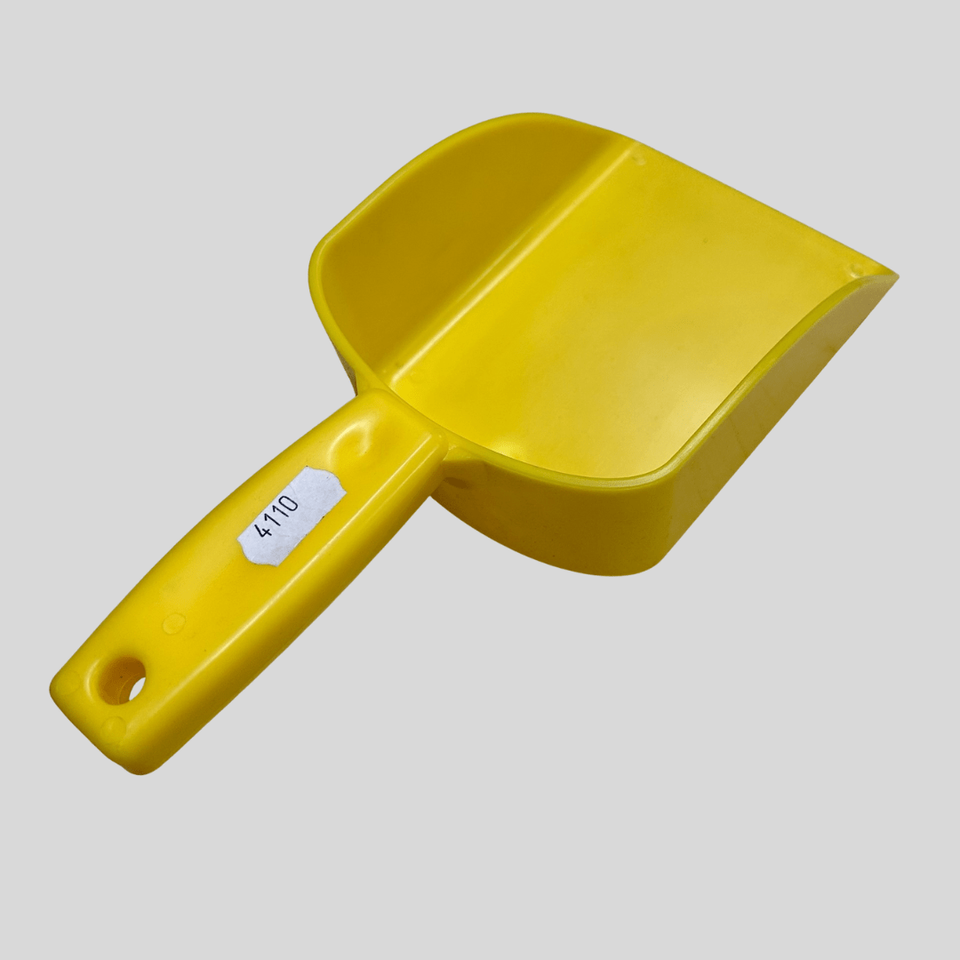 Durable Yellow Plastic Scoop – Multi - Purpose Utility Shovel - Cleaning Products UK