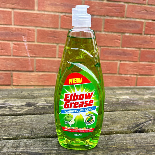 Elbow Grease Apple Washing Up Liquid 600ml - Cleaning Products UK