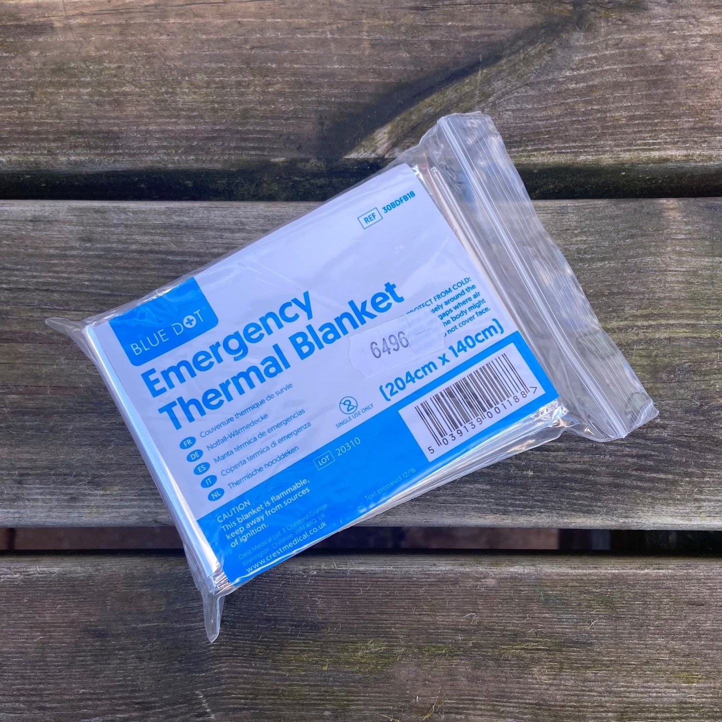 Emergency Thermal Blanket - Adult - Cleaning Products UK