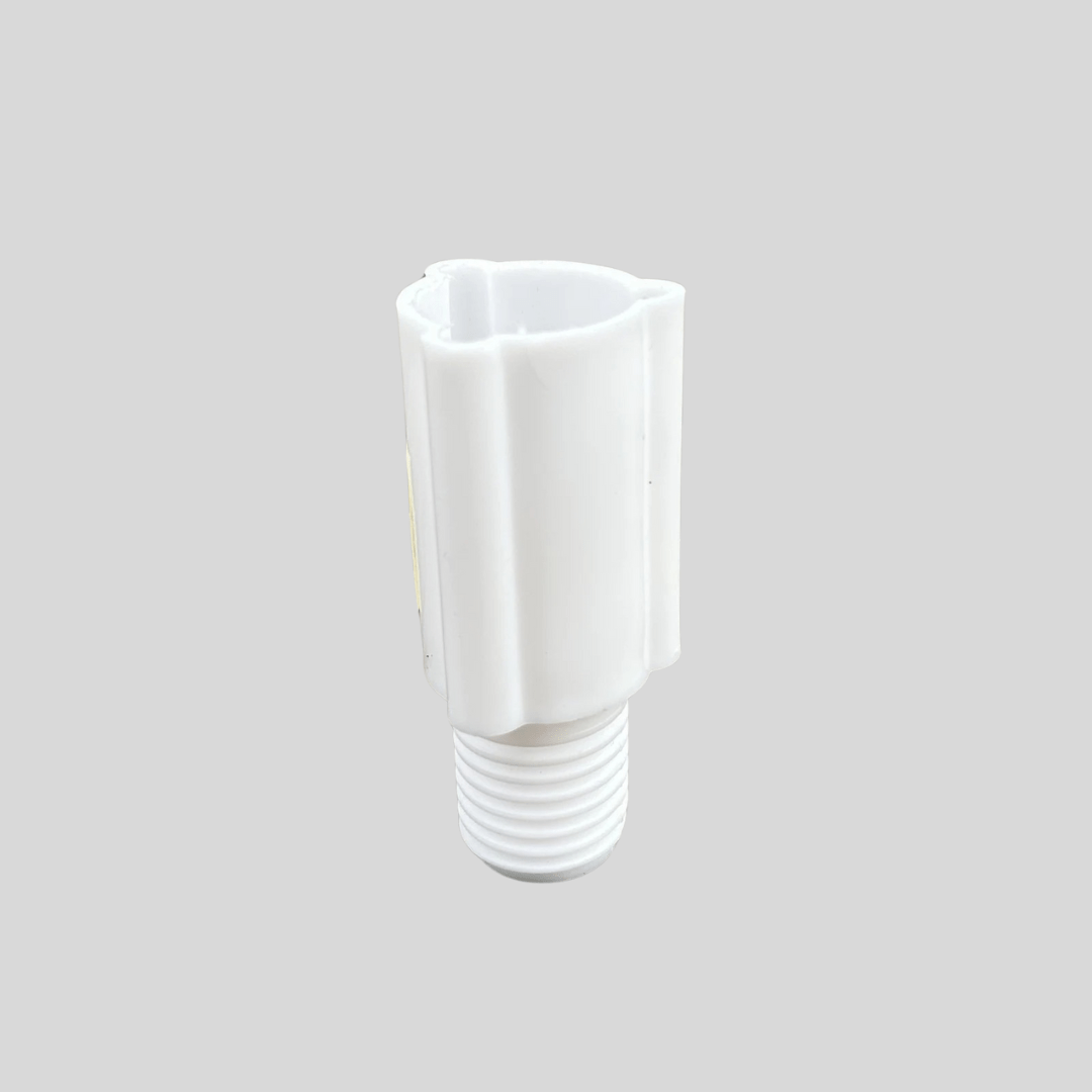 Exel Hygiene Broom Adaptor – White Plastic Handle Connector - Cleaning Products UK