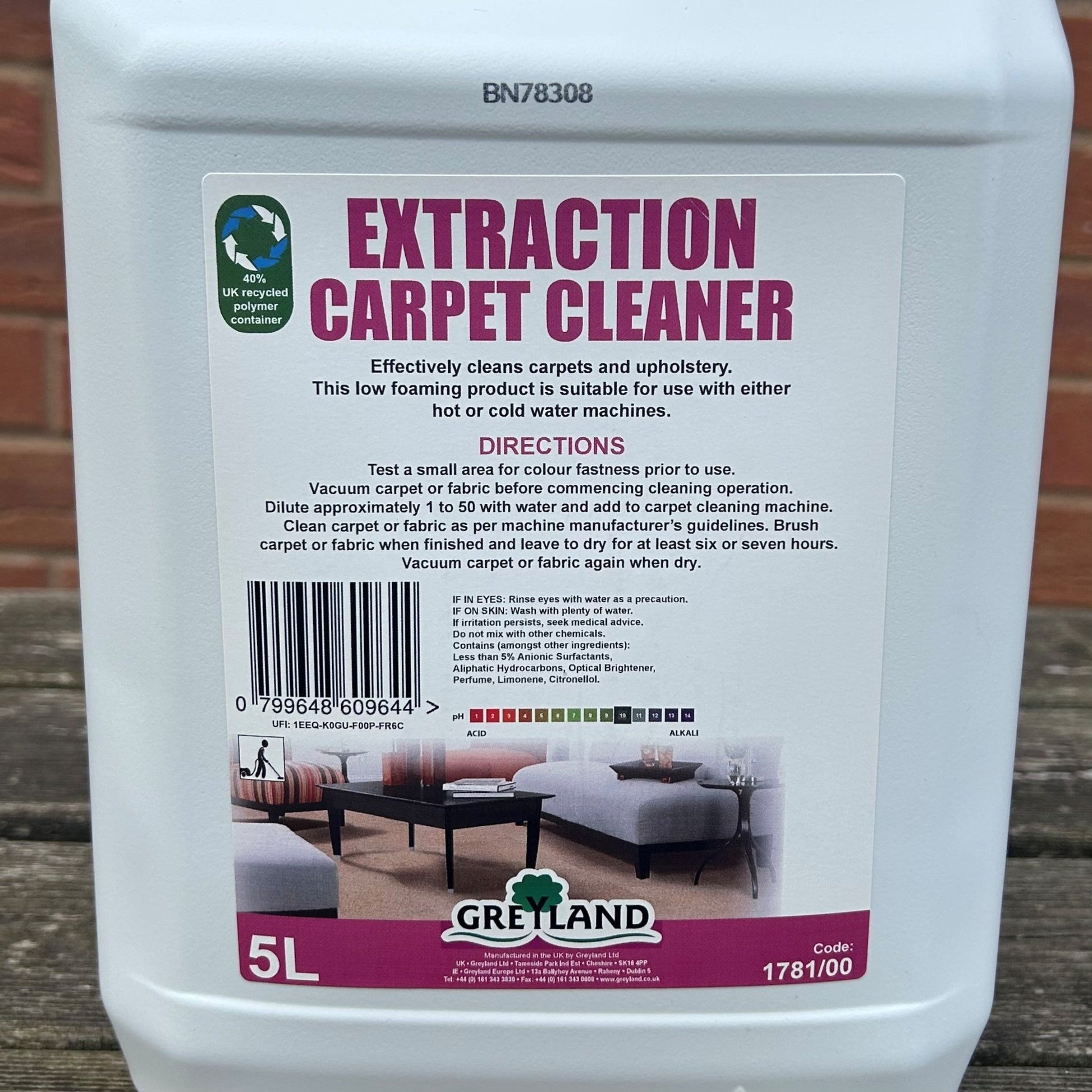 Extraction Carpet Cleaner 5ltr - Cleaning Products UK