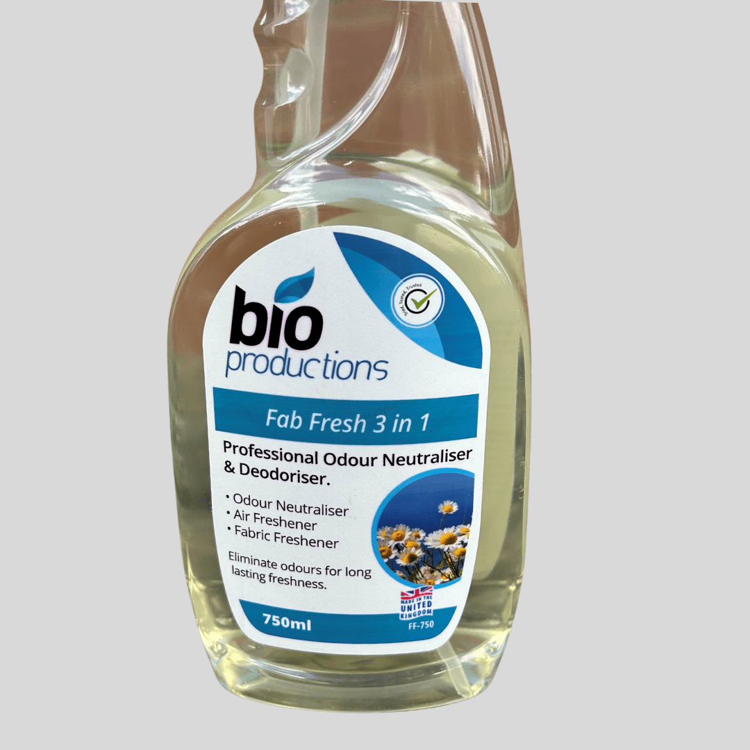 Fab Fresh 3 in 1 Odour Neutraliser 750ml Bio Productions - Cleaning Products UK