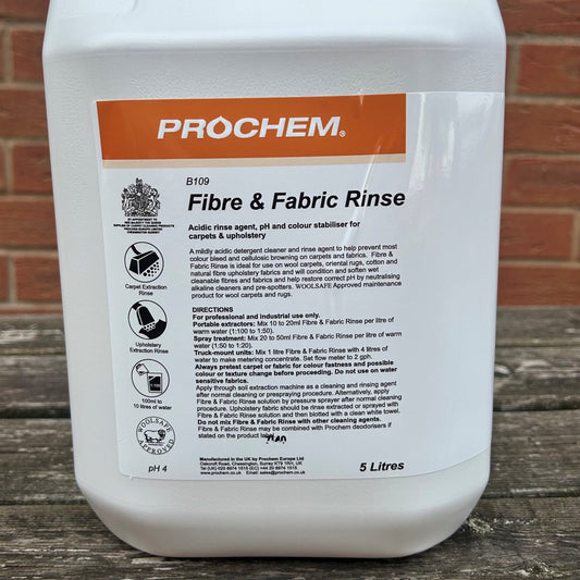 Fibre & Fabric Rinse 5ltr - Cleaning Products UK
