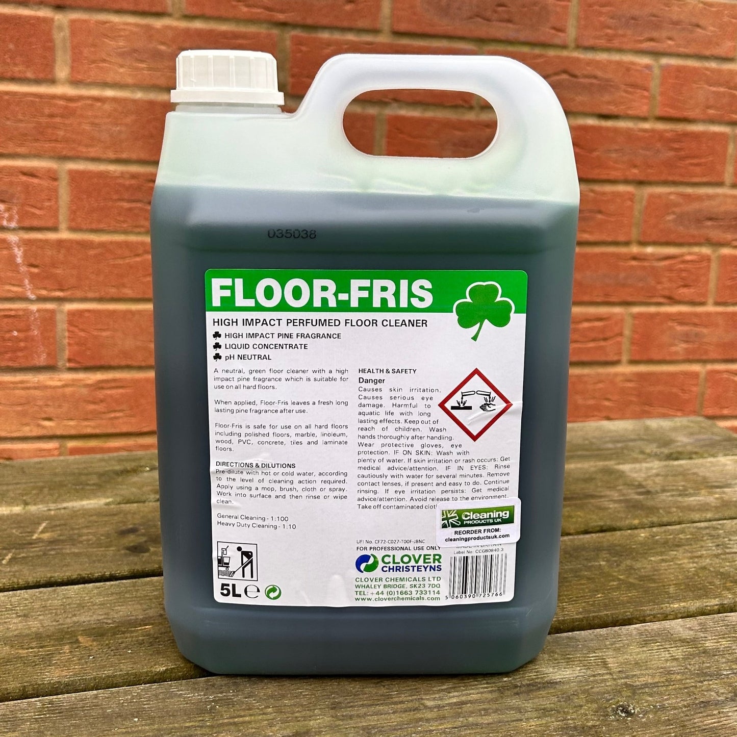 Floor Fris High Impact Perfumed Floor Cleaner 5ltr - Cleaning Products UK