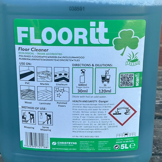 FLOORIT Floor Cleaner 5ltr - Cleaning Products UK
