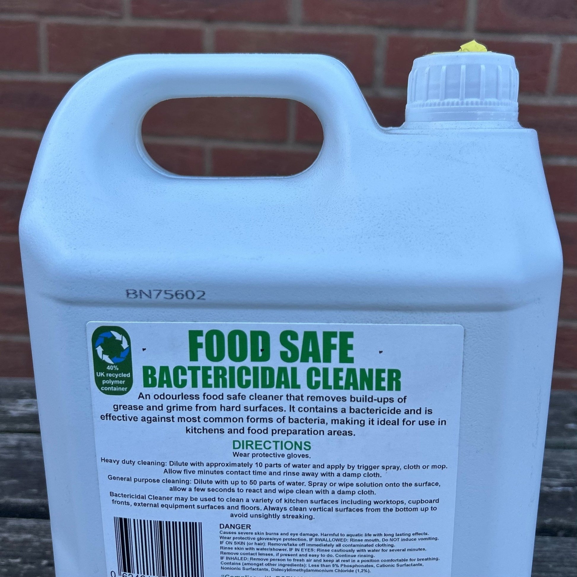 Food Safe Bactericidal Cleaner 5ltr - Cleaning Products UK