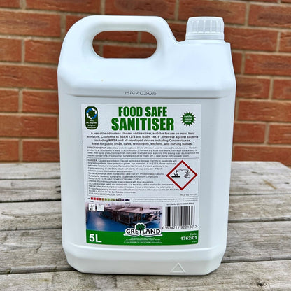 Food Safe Sanitiser 5ltr - Cleaning Products UK