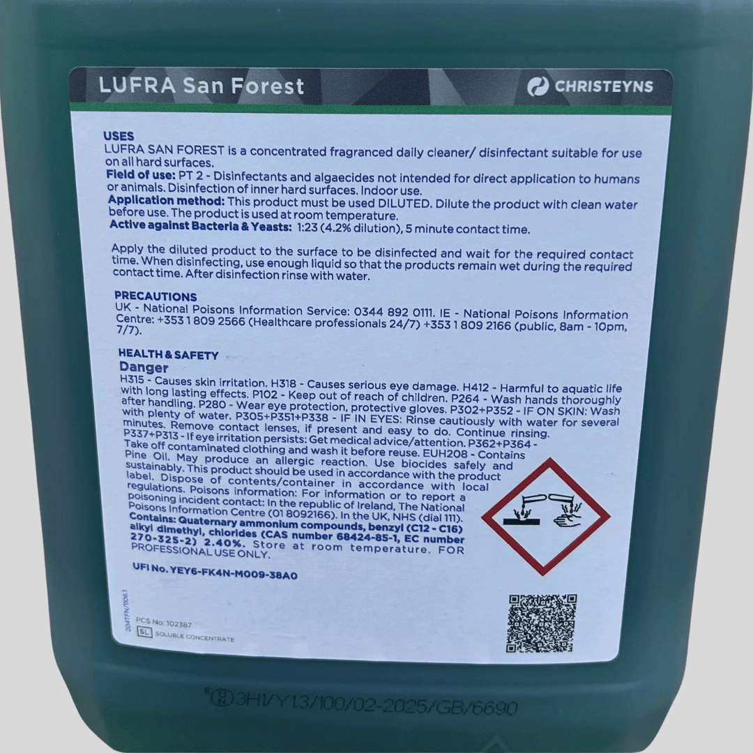 Fresh Mountain Pine Disinfectant 5ltr - Cleaning Products UK
