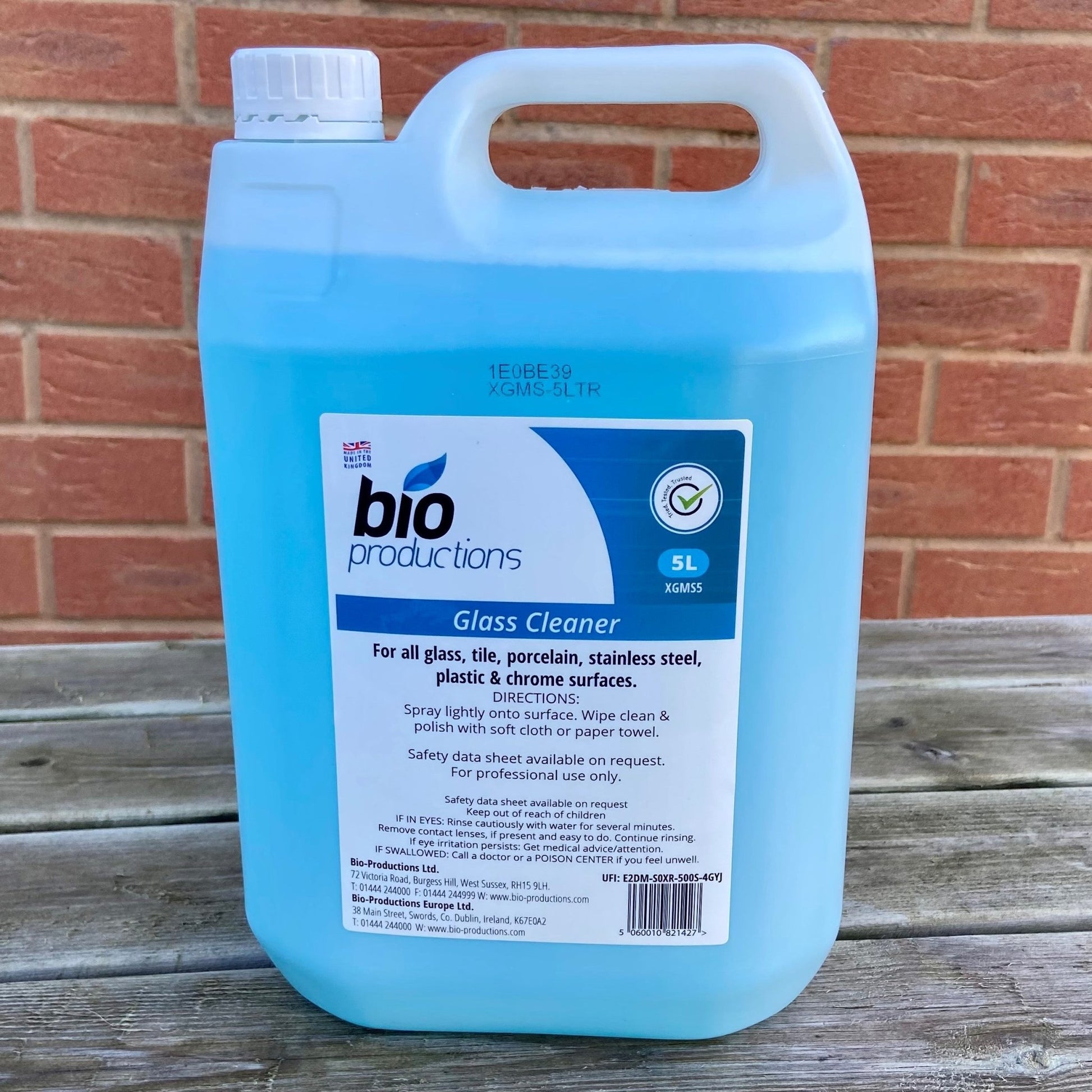 Glass & S/Steel Cleaner 5ltr - Cleaning Products UK