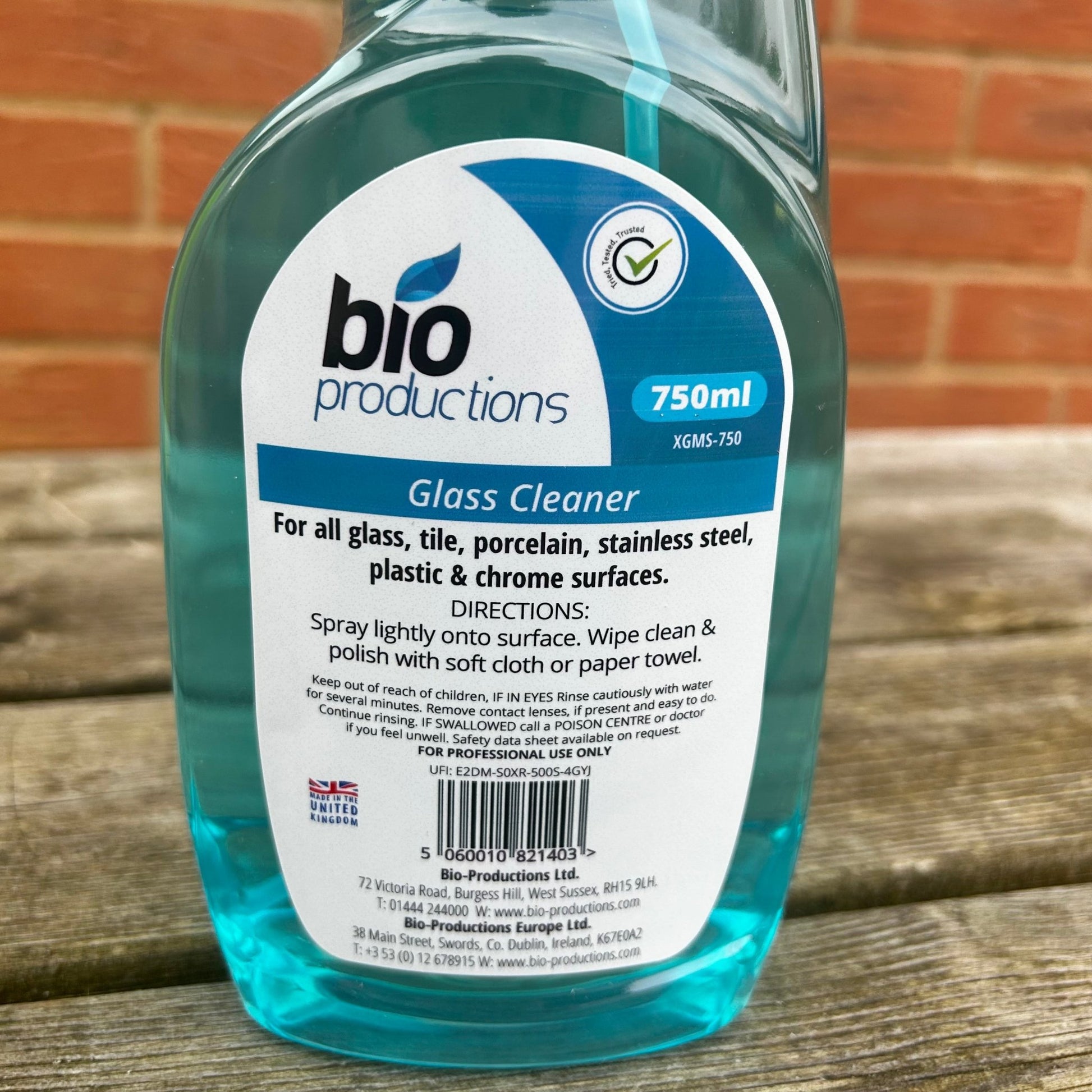 Glass & S/Steel Cleaner 750ml - Cleaning Products UK