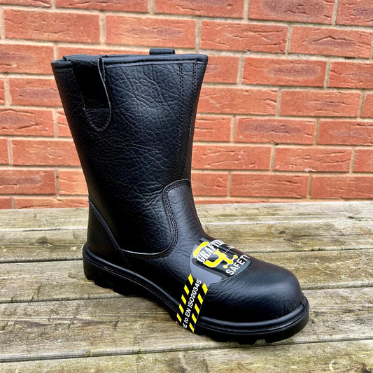 Grafters Black Rigger Boots - Cleaning Products UK