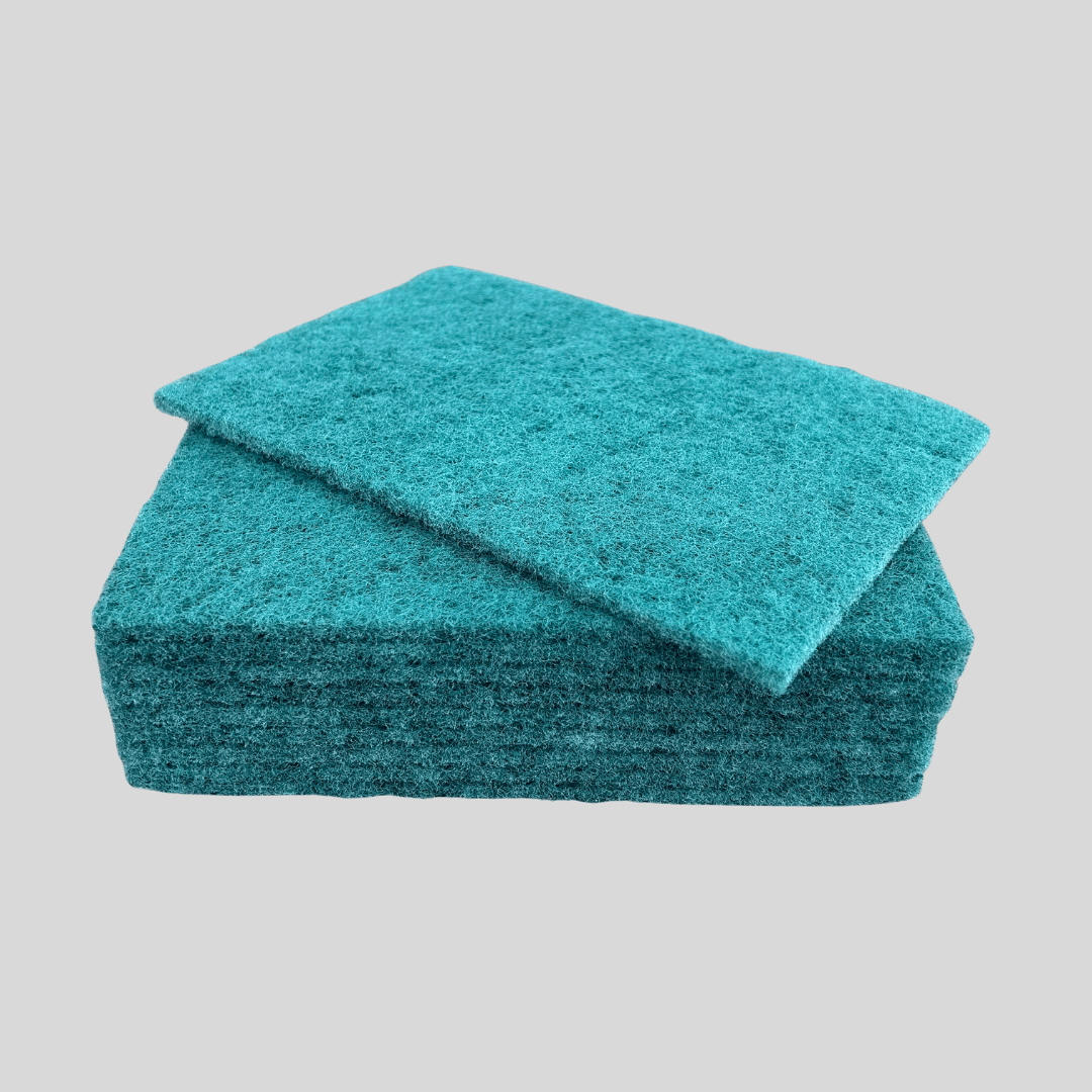 Green Scourers – Heavy Duty Scouring Pads (Pack of 10) - Cleaning Products UK
