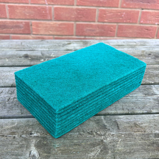 Green Scourers PK 10 (Scouring Pad) - Cleaning Products UK