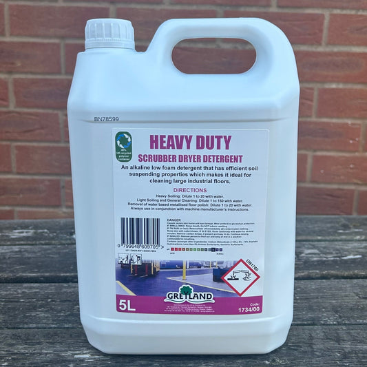 Heavy Duty Scrubber Dryer Detergent 5ltr - Cleaning Products UK