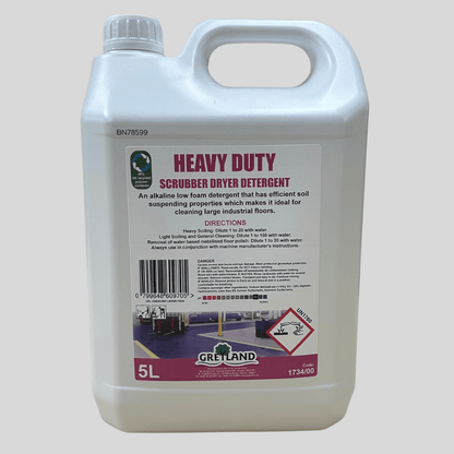 Heavy Duty Scrubber Dryer Detergent 5ltr - Cleaning Products UK